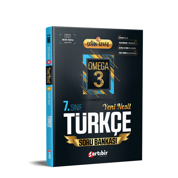 7.Sınıf Çetin Ceviz Omega 3 Türkçe Soru Bankası